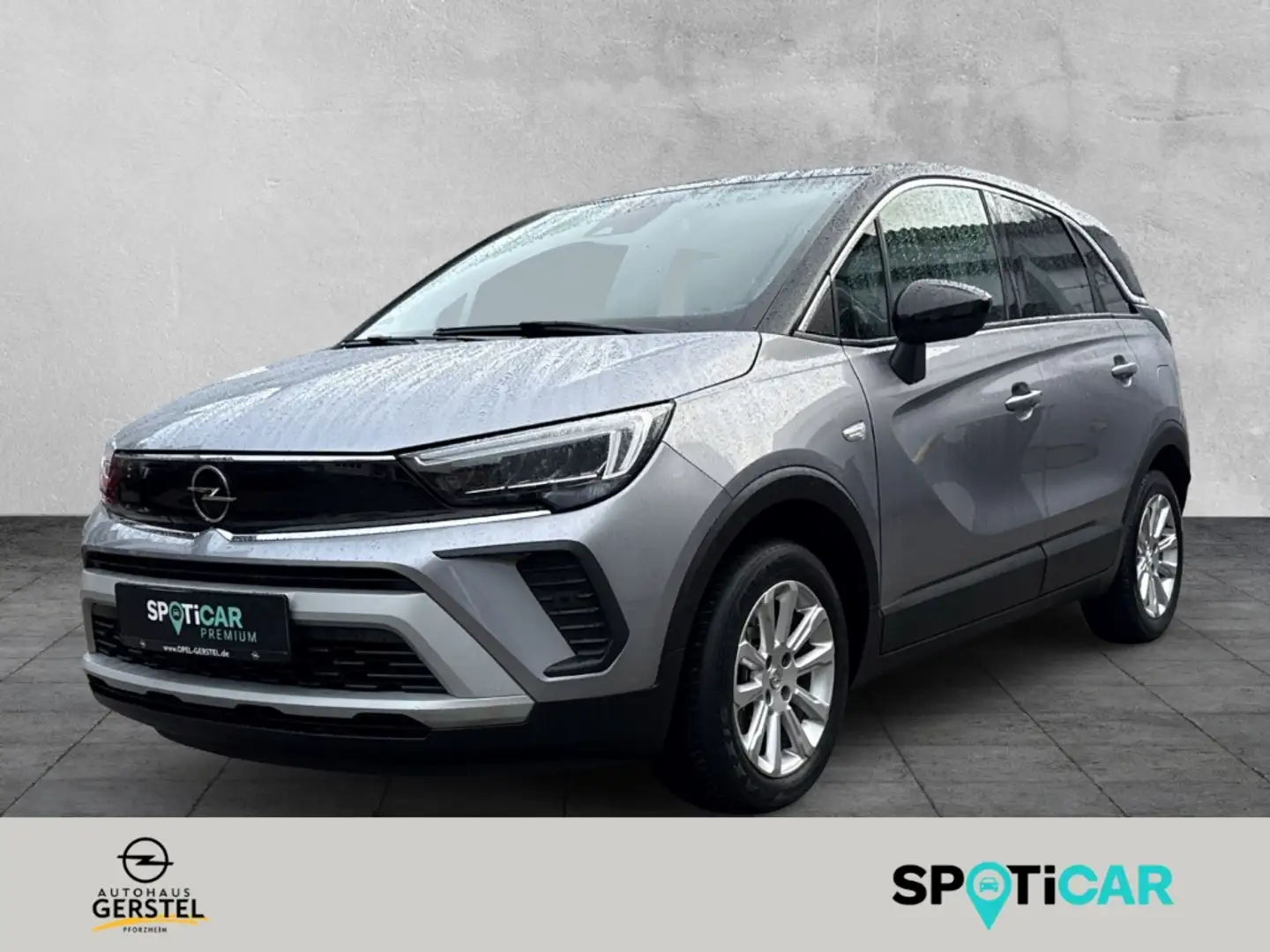 Opel Crossland Elegance 1.2 Turbo LED CAM PDC VO/HI SHZ LHZ Silber - 1