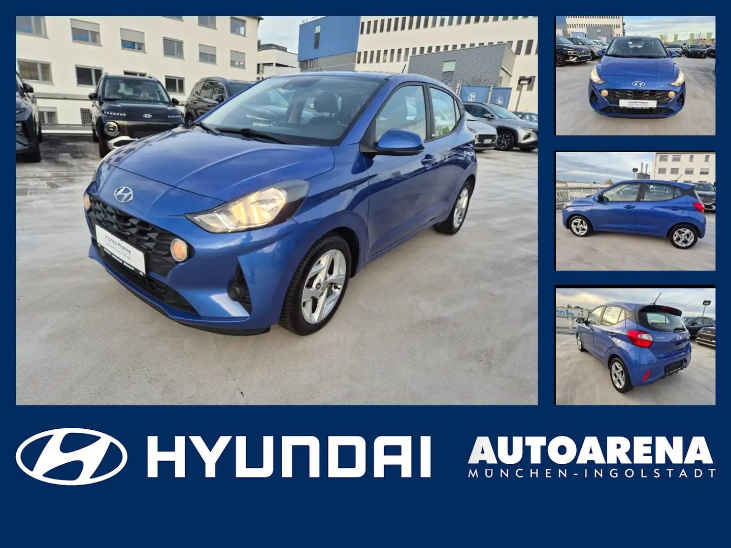 Hyundai i10 1.2 Trend LM PDC SHZ Bleu - 1