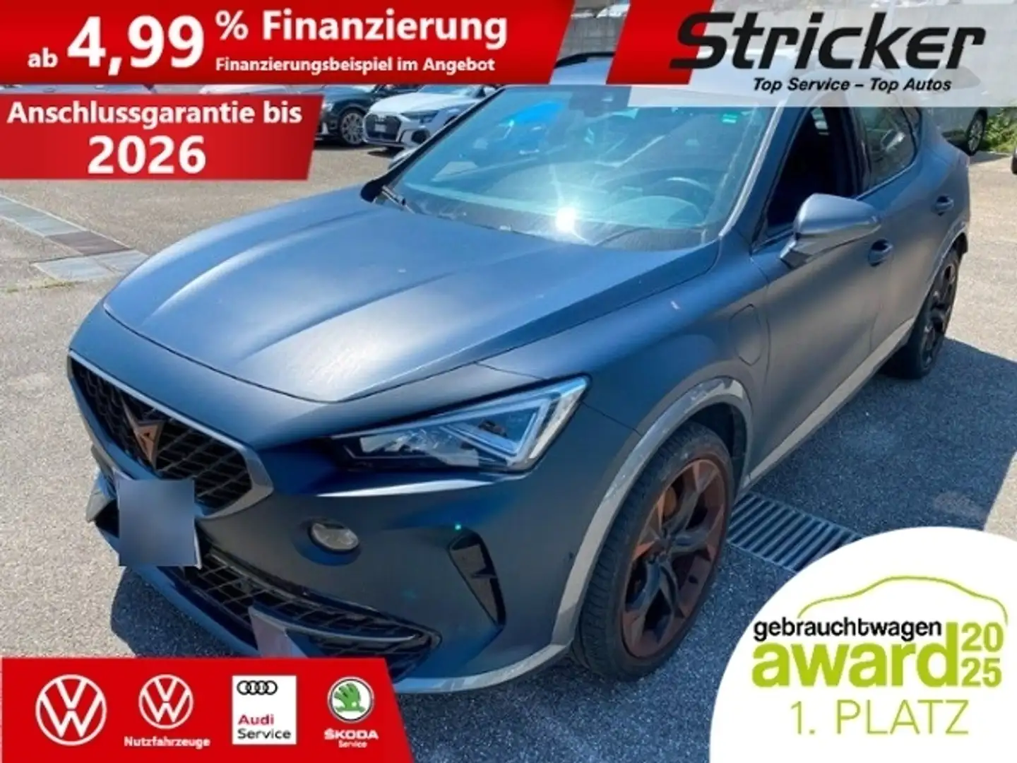 CUPRA Formentor VZ 1.4TSI e-hybrid 344,-ohne Anzahlung ACC Sitzhe Blau - 1