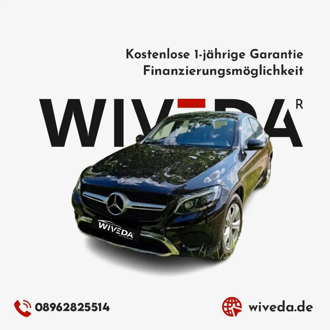 Mercedes-Benz GLC 250 d Coupe 4Matic 9G LED~LEDER~KAMERA~AHK Black - 1