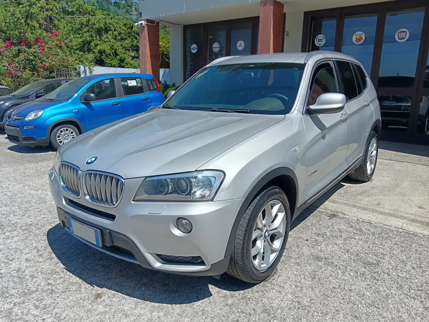 BMW X3 20d F25 184CV XDRIVE + PELLE + NAVI + RETROCAMERA Argento - 1