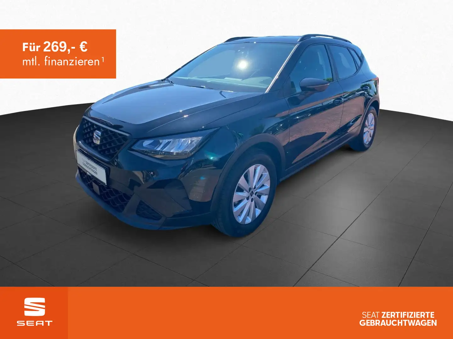 SEAT Arona 1.0 TSI Style Klima LED Sitzheizung ACC Schwarz - 1
