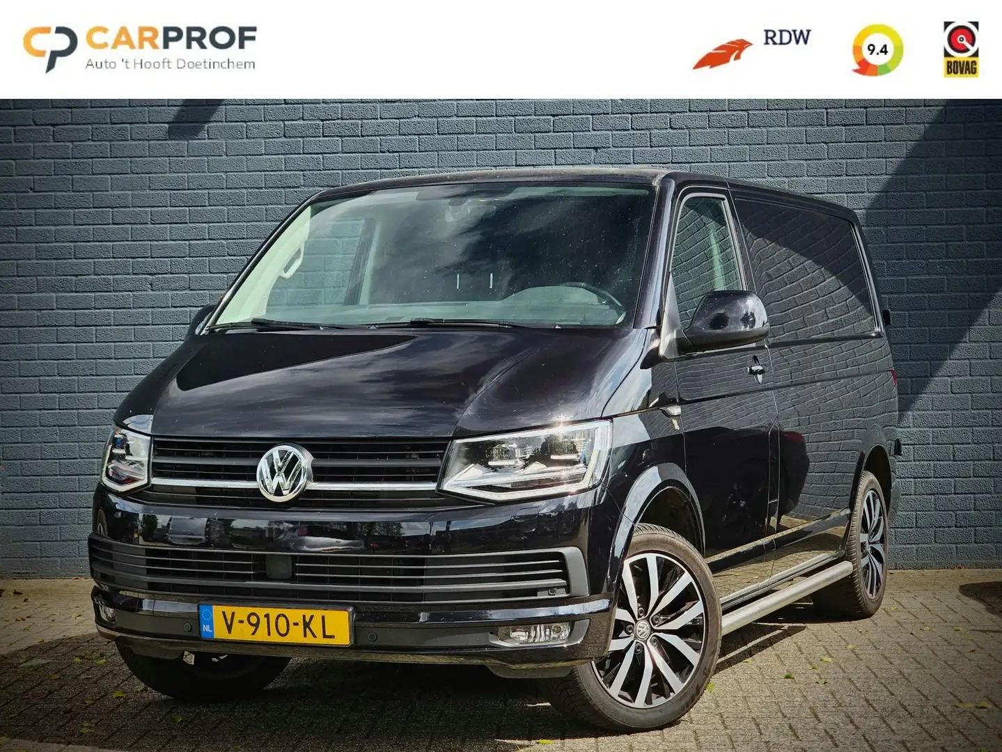 Volkswagen T6 Transporter 2.0 TDI L1H2 Highline ADAPT. CRUISE / AIRCO / Noir - 1