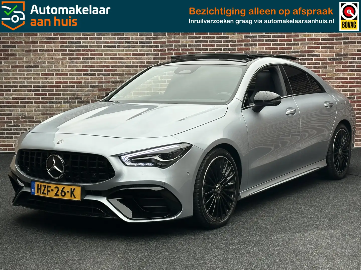 Mercedes-Benz CLA 200 AMG Line Panorama 360 Sfeer Grijs - 1