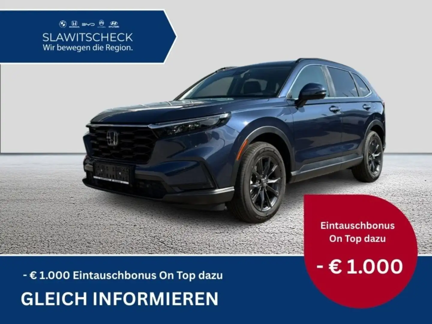 Honda CR-V e:HEV 4WD 2.0 AT Advance Blau - 1