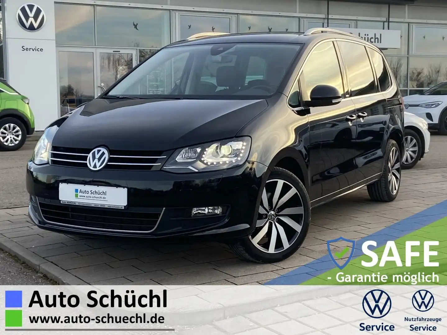 Volkswagen Sharan 1.4 TSI DSG Active 7-SITZER+AHK+DYNAUDIO+ Schwarz - 1