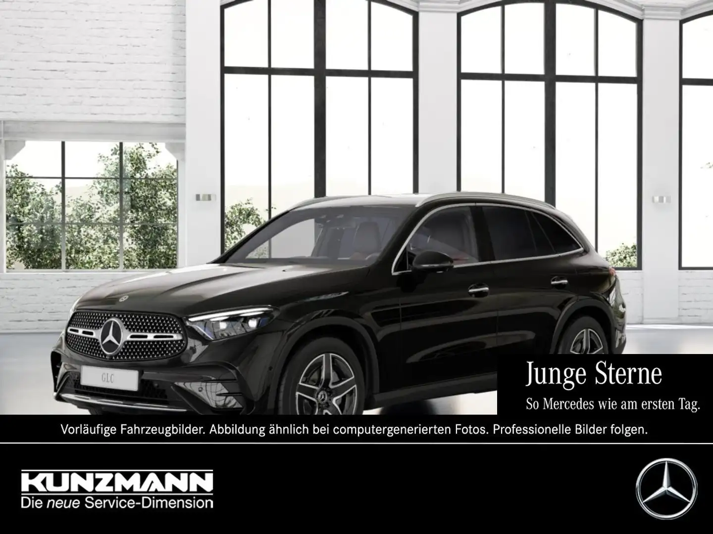 Mercedes-Benz GLC 220 d 4M AMG MBUX Navi Distronic 360° Schwarz - 1