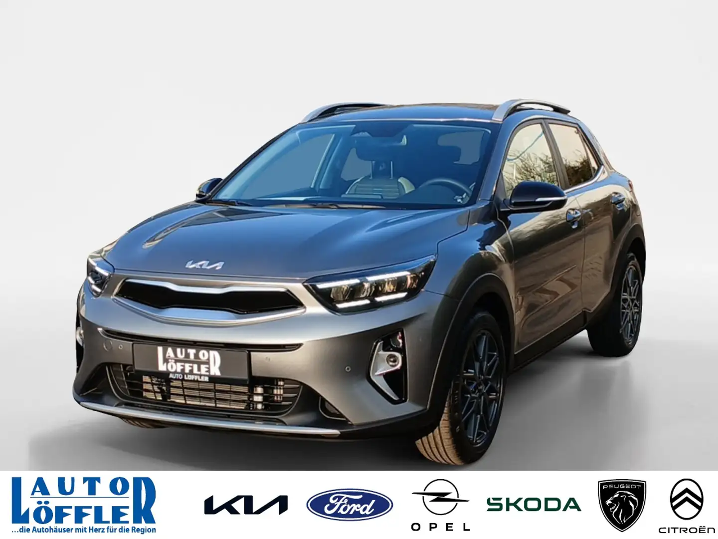 Kia Stonic Nightline Edition 1.0 48V NAVI^ KLIMA^ Klima Navi Grau - 1