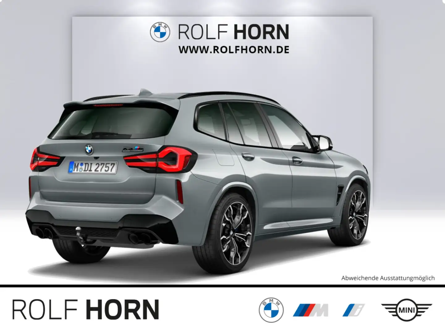 BMW X3 M Competition HeadUp Pano Laser AHK 21" 360° Grau - 2