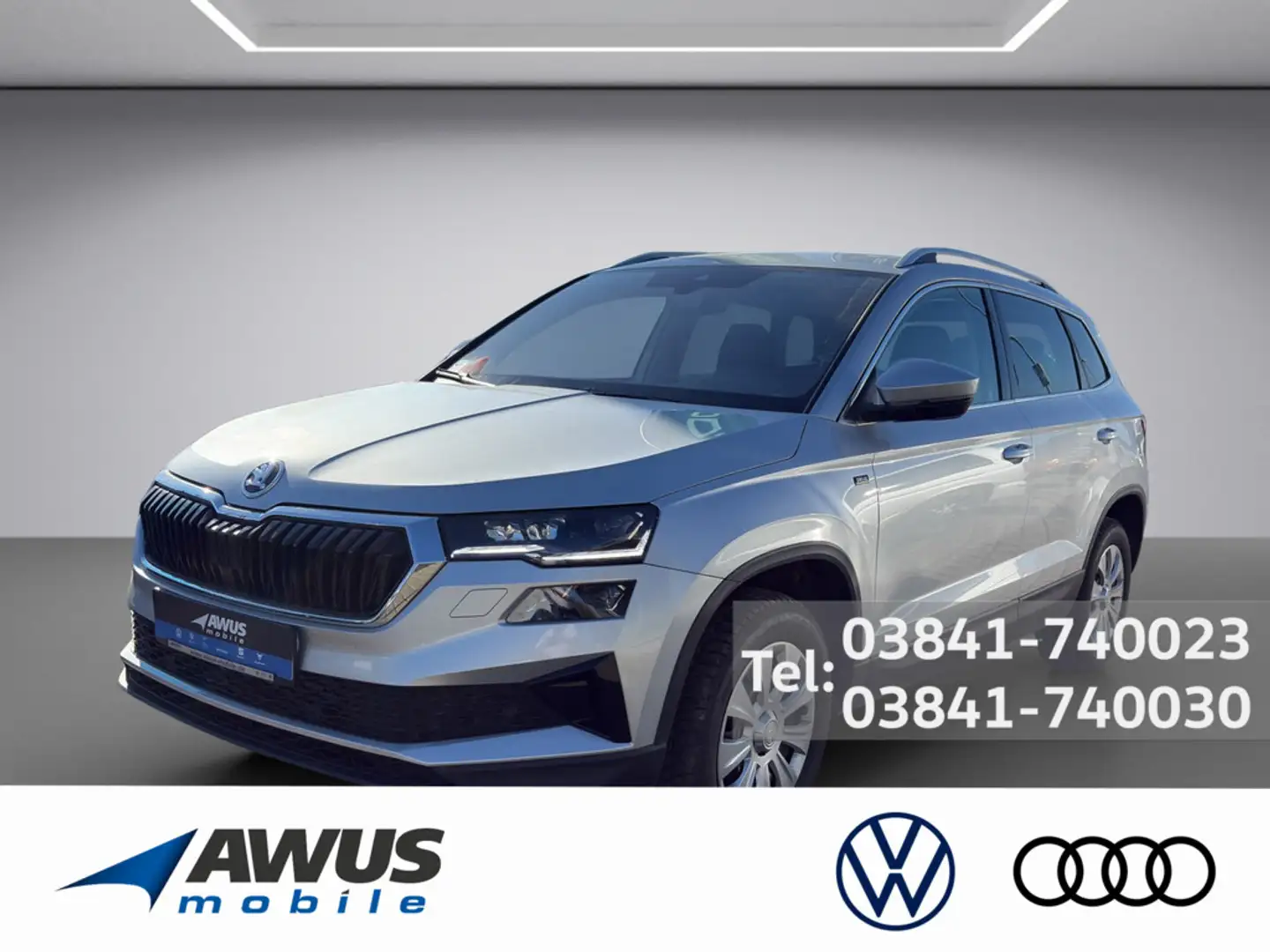 Skoda Karoq 1.5TSI DSG Drive AHK Silber - 1