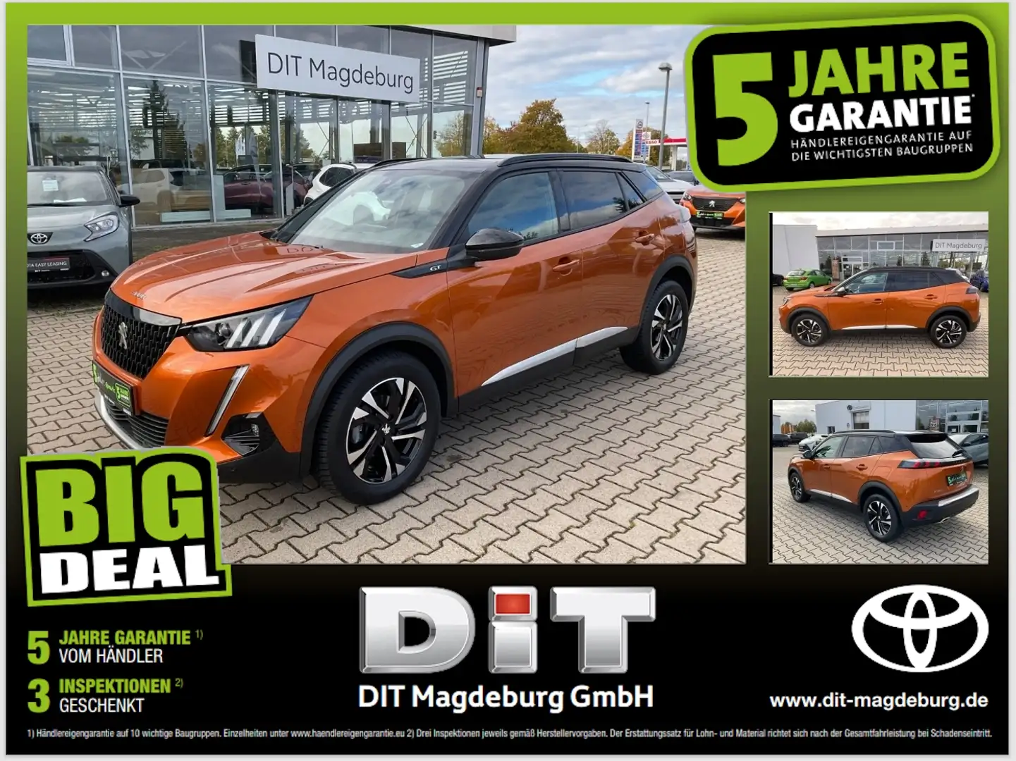 Peugeot 2008 1.2 130 GT LED+Navi+SD+SHZ+Kam.+LM Oranje - 1