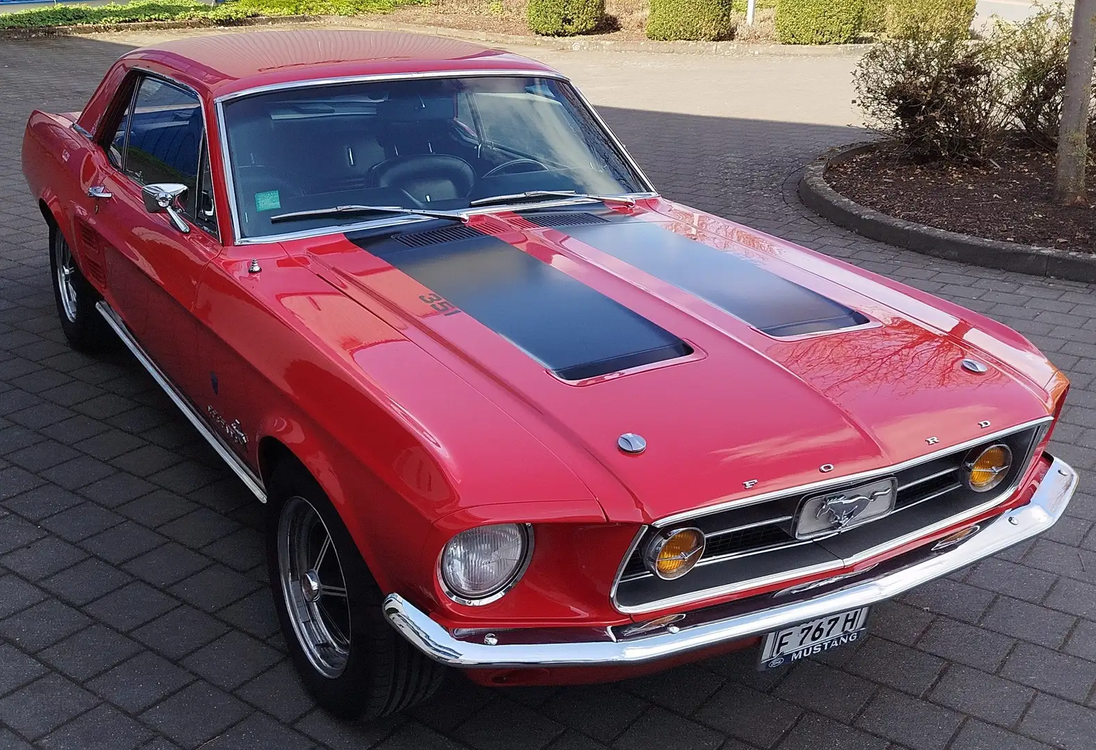 Ford Mustang Coupe 315er Cleveland interessante Historie Rojo - 2