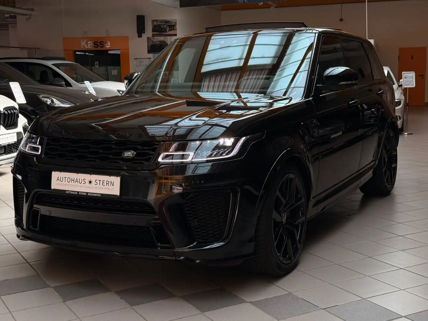 Land Rover Range Rover Sport SVR|HUD|Pano|SHZ|360°|AHK|Soft Negru - 1
