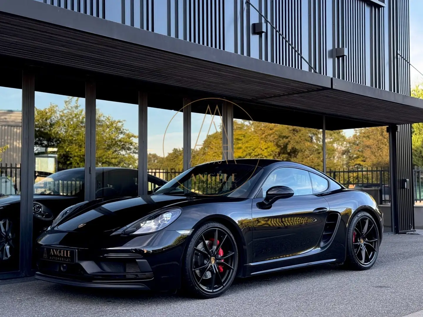 Porsche Cayman 718 GTS 365ch PDK PASM PSE 1° main Zwart - 1