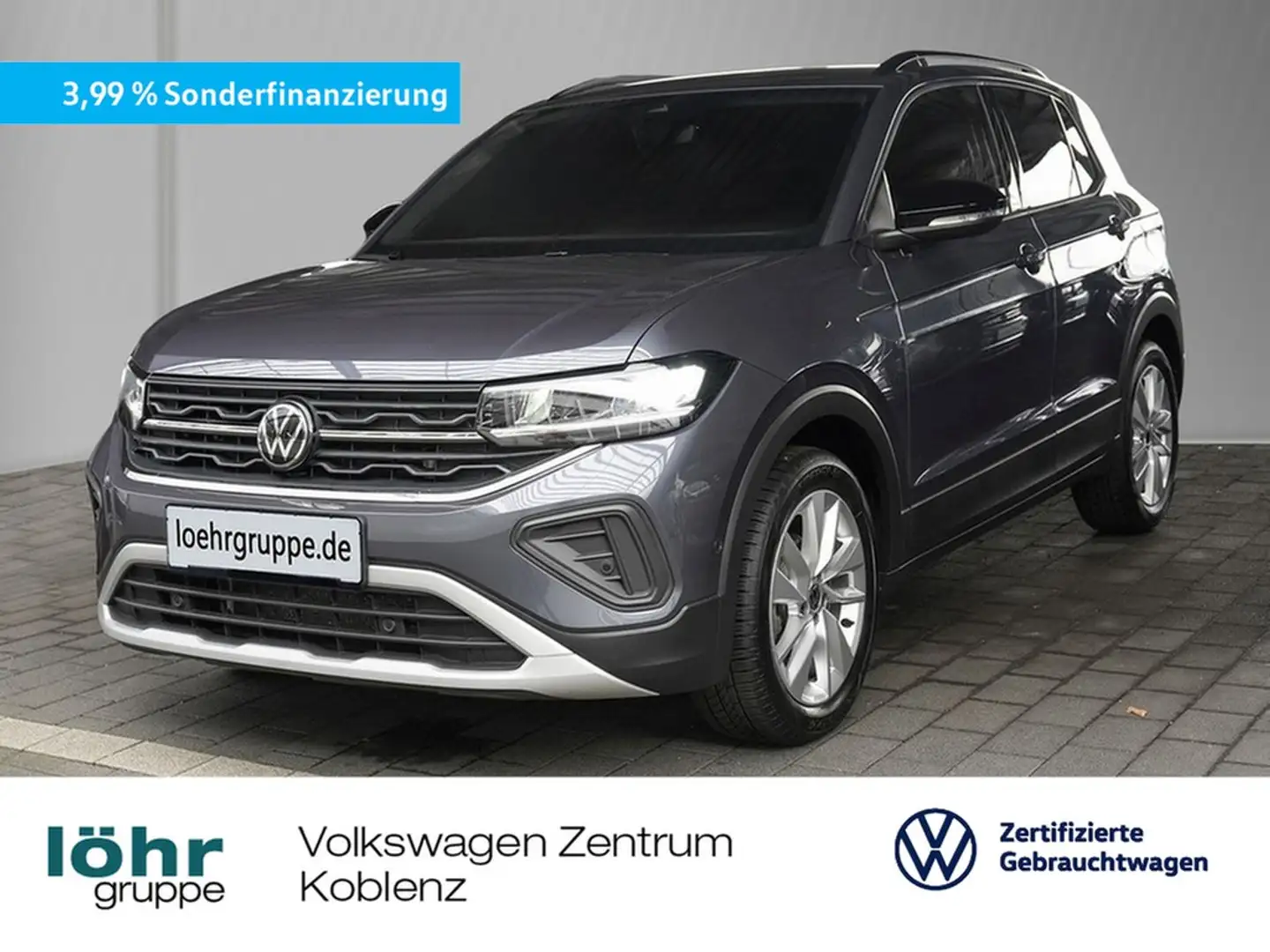Volkswagen T-Cross 1.0 TSI DSG Goal AHK/Navi/SHZ Grau - 1