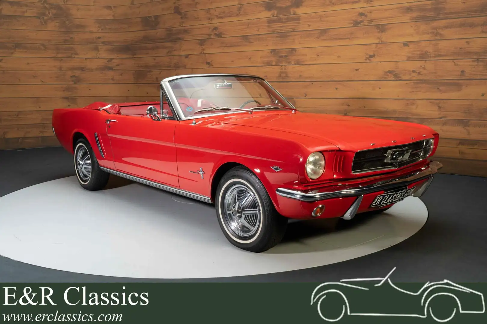 Ford Mustang Cabriolet | Gerestaureerd | 1965 Red - 1