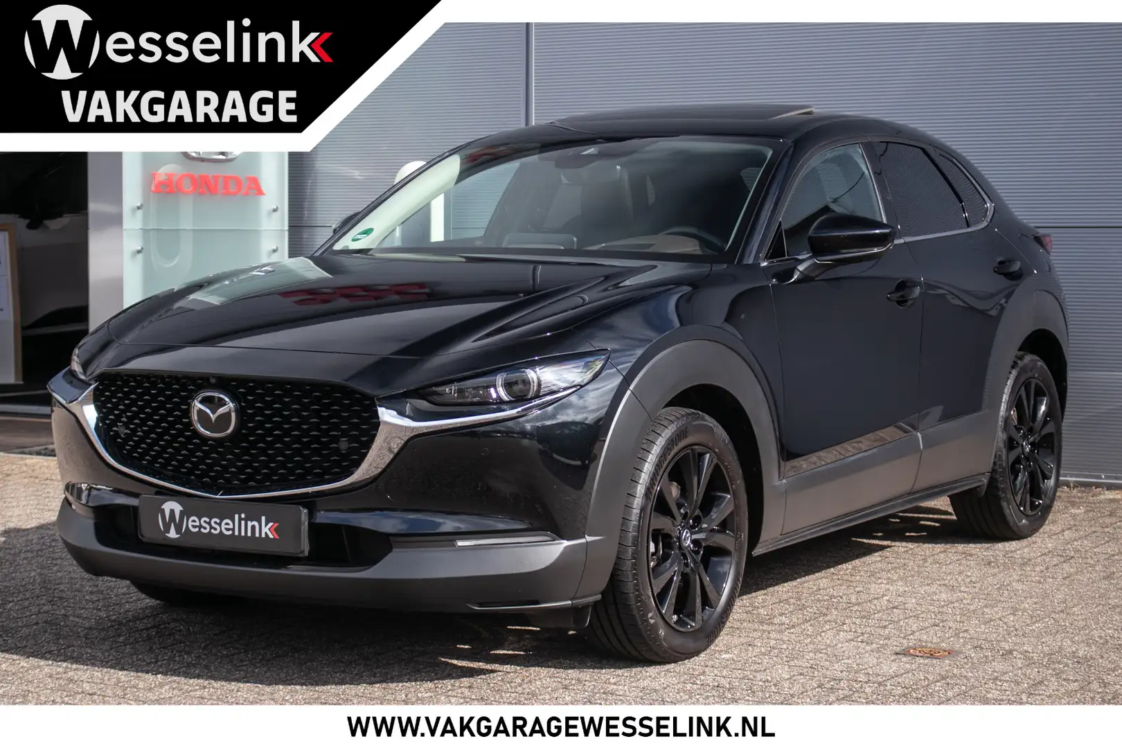 Mazda CX-30 2.0 e-SkyActiv-X M Hybrid Luxury aut. AWD All-in r Zwart - 1