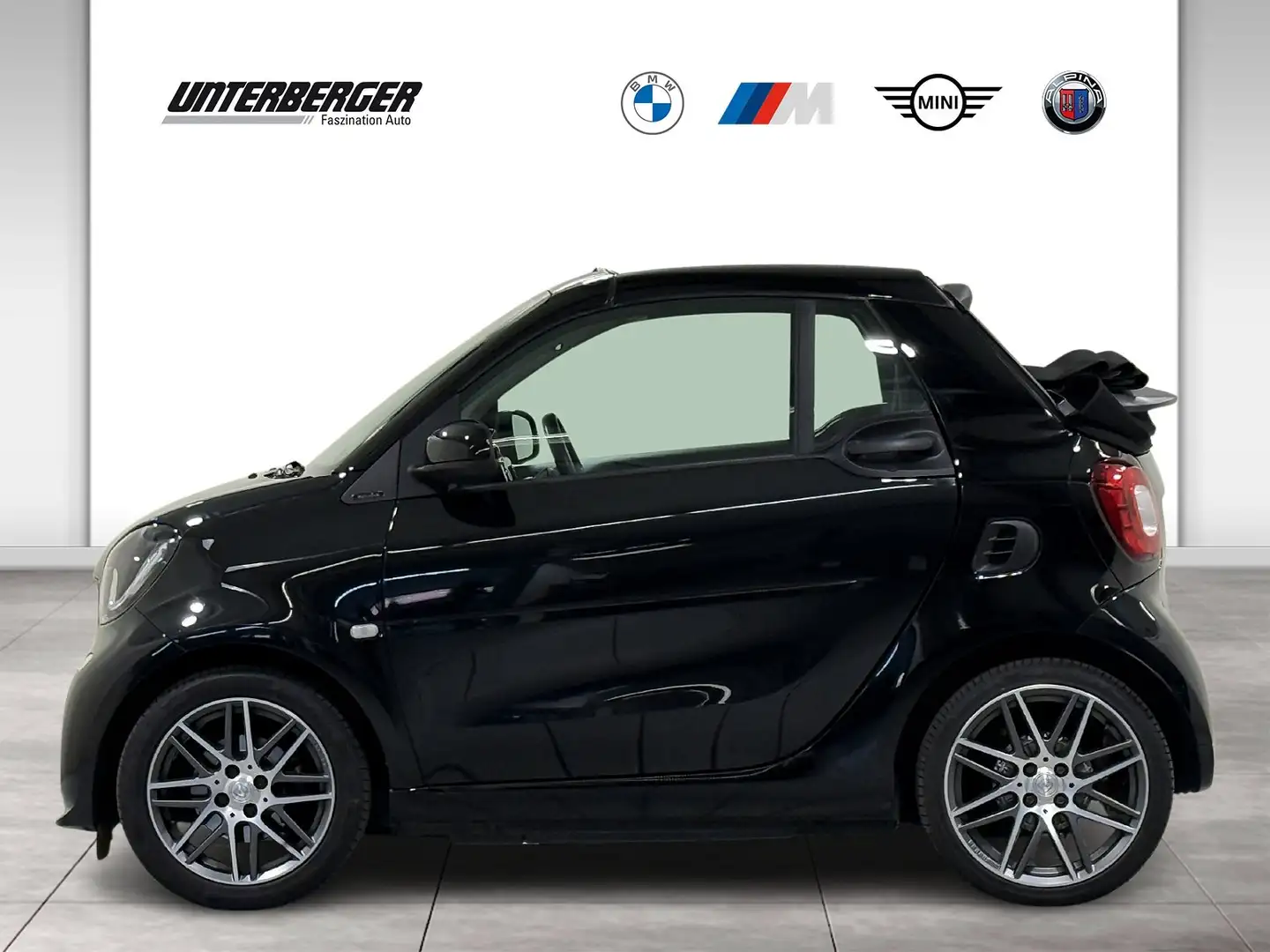 smart forTwo BRABUS cabrio Xclusive Navi RFK JBL Sitzhzg Noir - 2