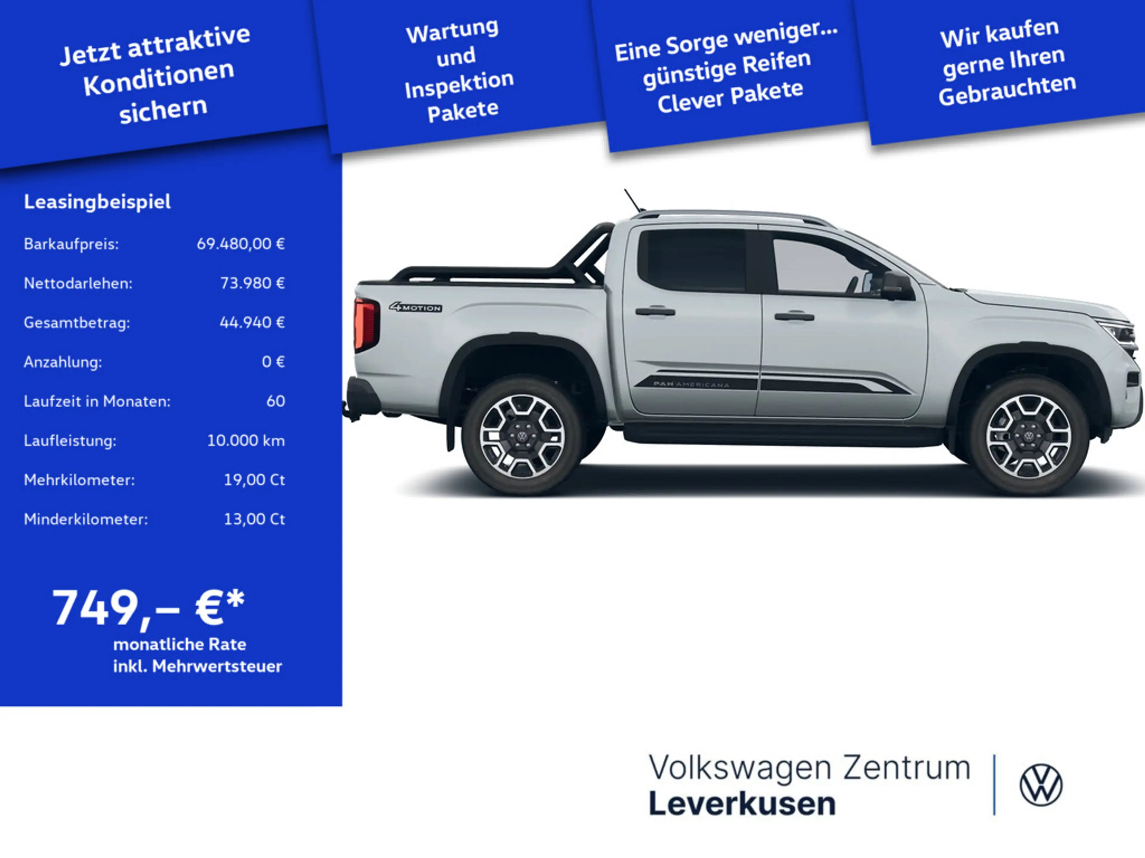 Volkswagen Amarok PanAmericana MATRIX LEDER STANDHZ AHK — photo 2