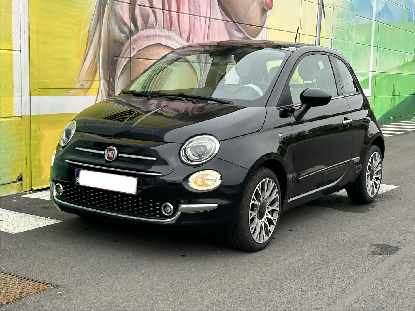 Fiat 500 (1.2) STAR | AIRCO - PANO - CARPLAY - NAVI - DAB Zwart - 1