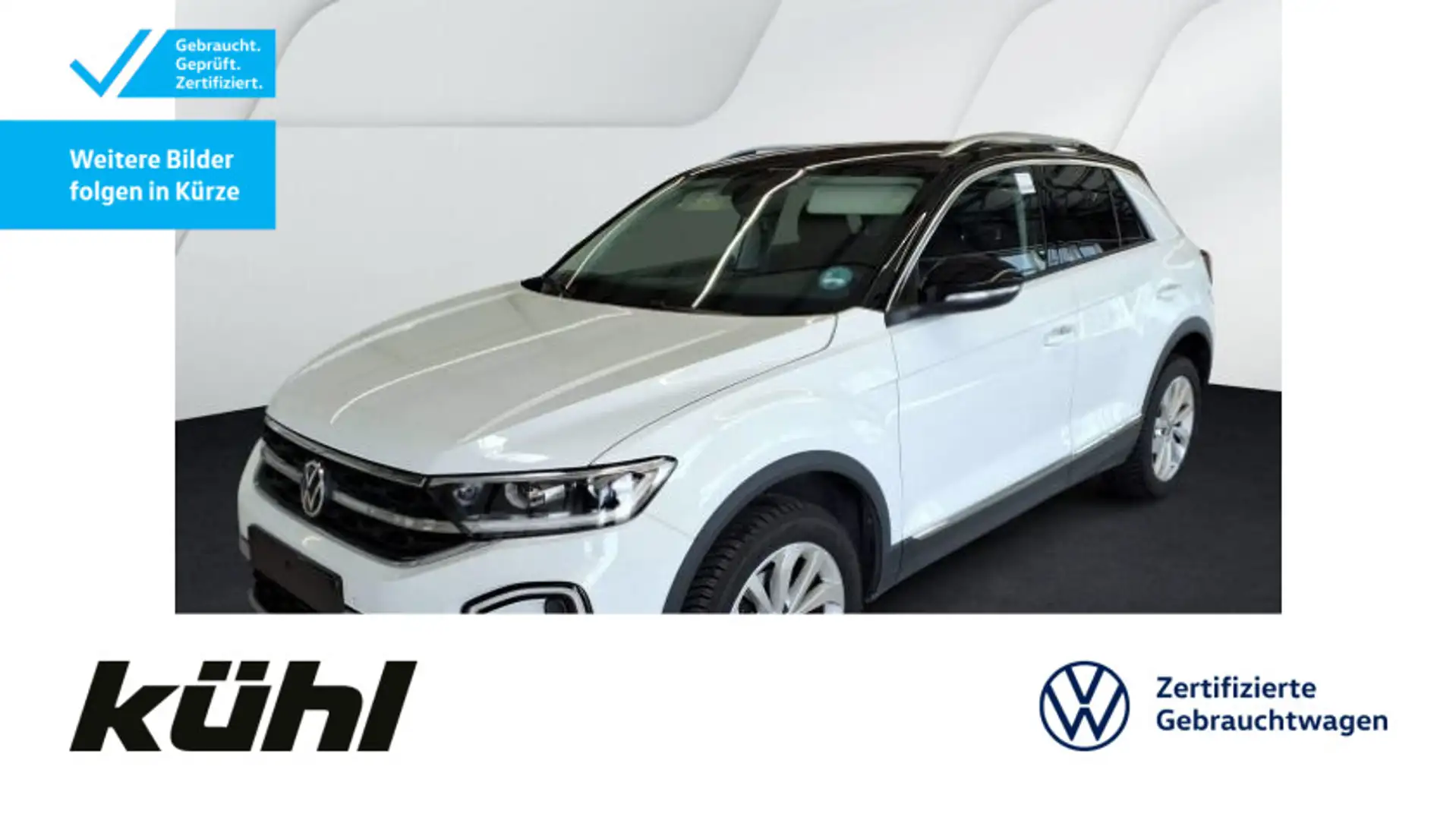 Volkswagen T-Roc 1.5 TSI DSG Style LED ACC App Navi AHK Weiß - 1