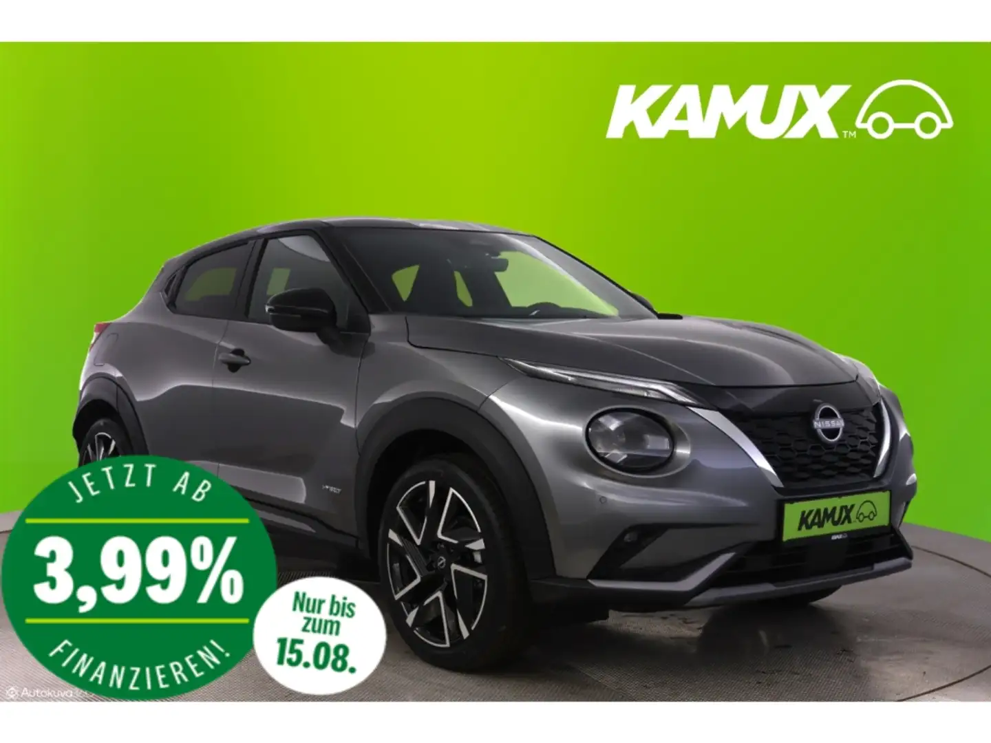 Nissan Juke 1.0DIG-T Aut.N-Design+LED+CARPLAY+KAMERA Grau - 1