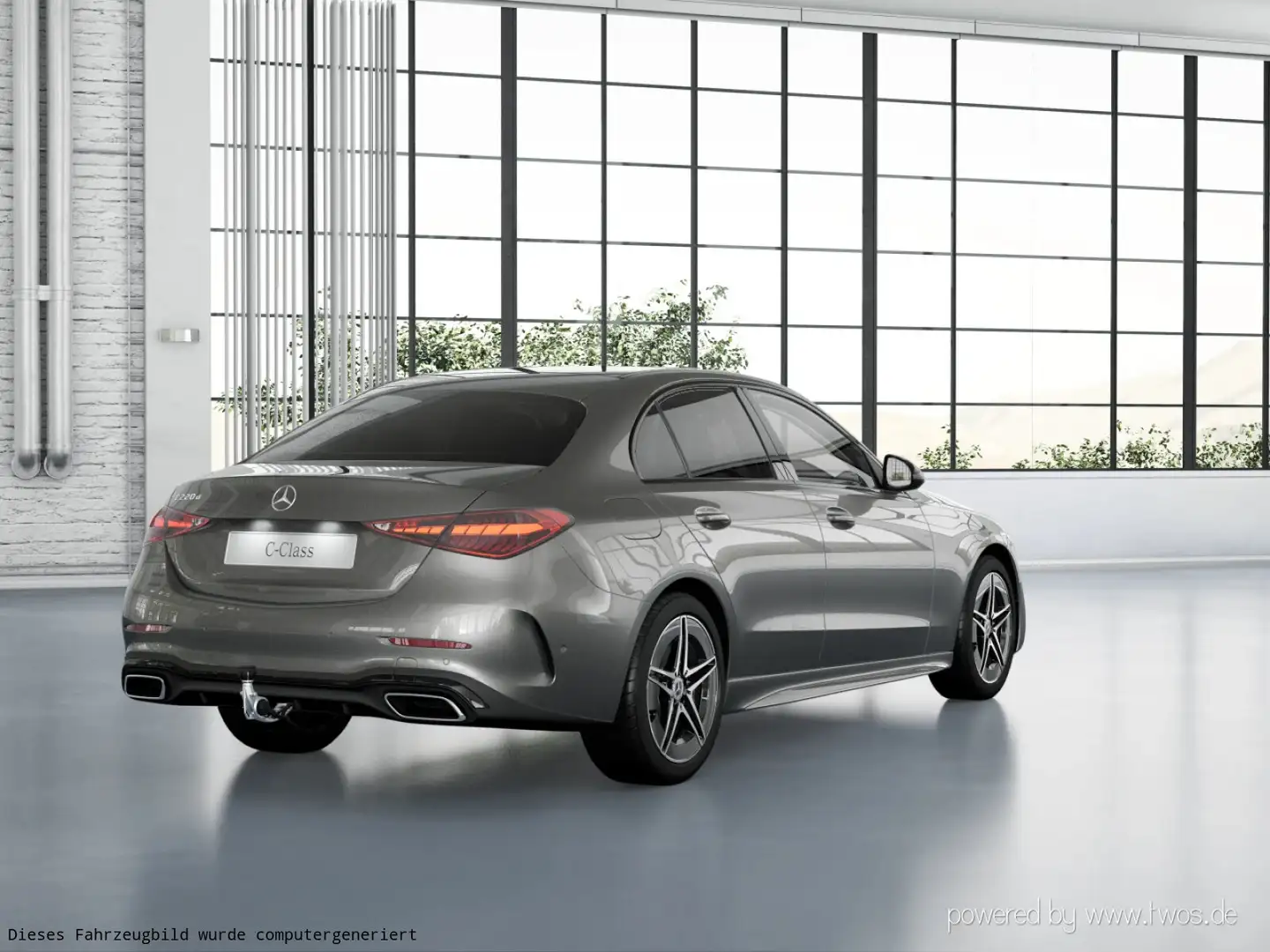 Mercedes-Benz C 220 C 220 d *AMG*NIGHT*AHK*KAMERA*SDACH*SHZ*DISTR* Silber - 2