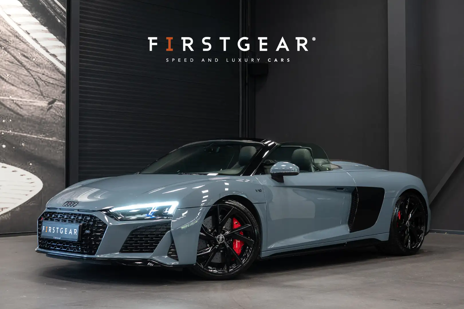 Audi R8 Spyder 5.2 Performance Quattro *Keramisch / Magnet Gris - 1