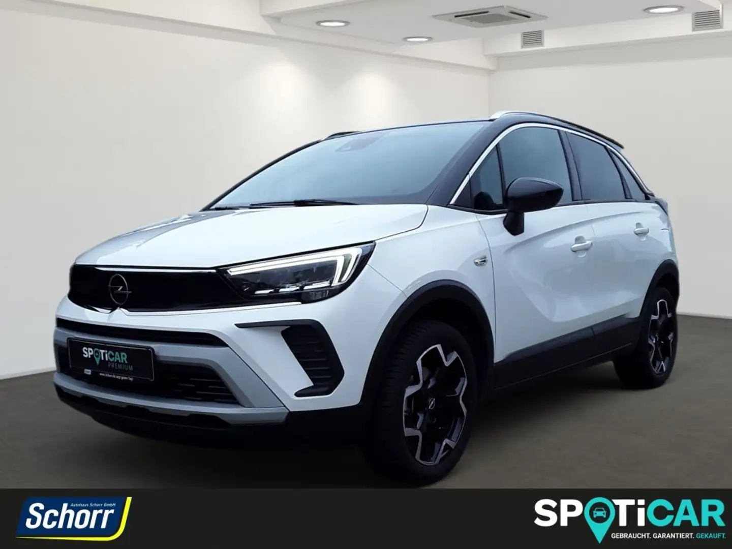 Opel Crossland 1.2 Automatik Elegance Weiß - 1