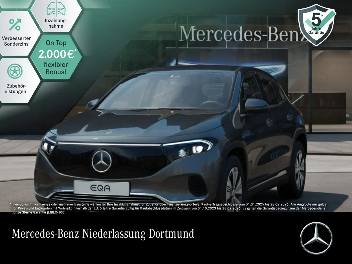 Mercedes-Benz EQA 350 4M PROG+ADVANCED+KAMERA+SPUR Grau - 1