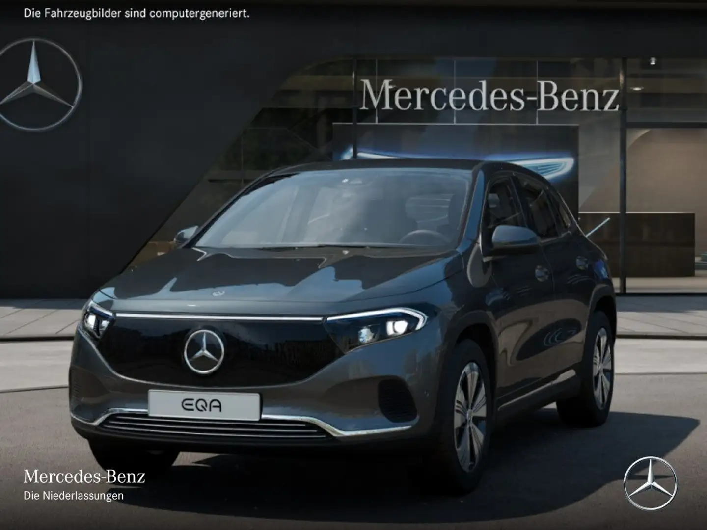 Mercedes-Benz EQA 350 4M PROG+ADVANCED+KAMERA+SPUR Grau - 2