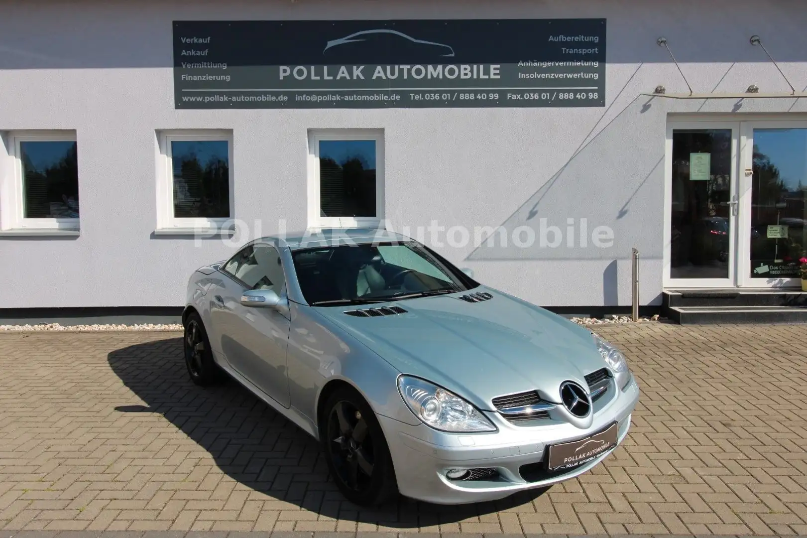 Mercedes-Benz SLK 350 *NAVI*LEDER*SHZ*MFL*PDC*EL-SITZE*BC* Silber - 2
