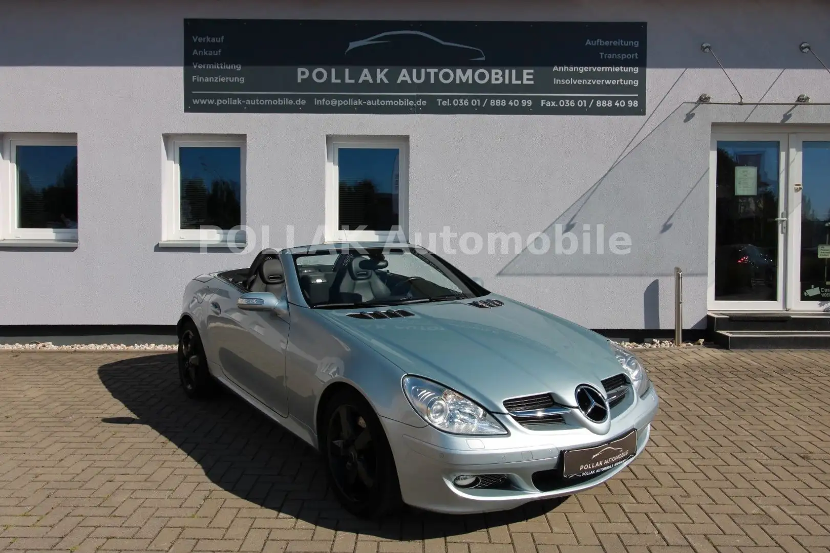 Mercedes-Benz SLK 350 *NAVI*LEDER*SHZ*MFL*PDC*EL-SITZE*BC* Silber - 1