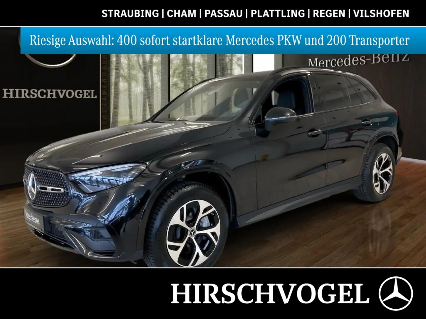 Mercedes-Benz GLC 300 e 4M AMG-Line+Night+AHK+DISTRONIC+Memory Noir - 1