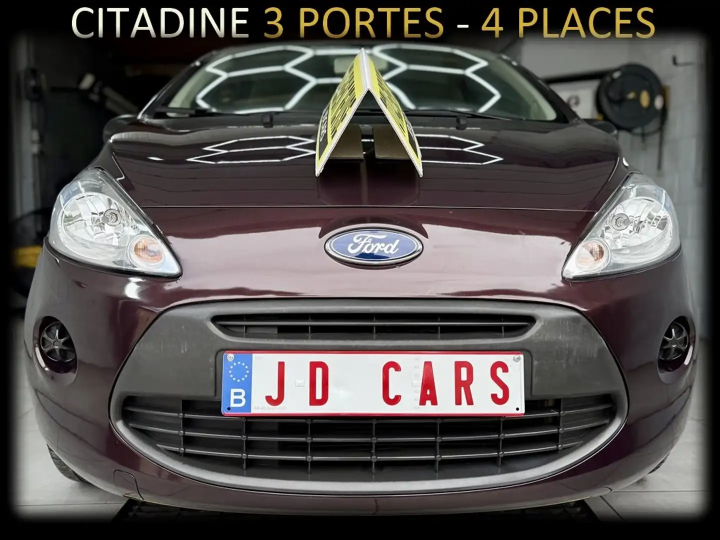 Ford Ka/Ka+ Ka 1.2 i 26300KM‼️GARANTIE 1 AN CTOK‼️ Mauve - 2