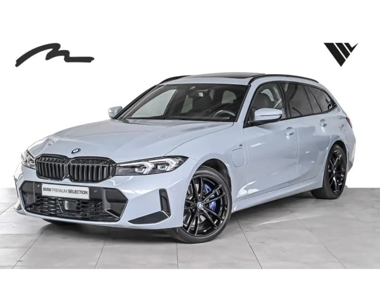 BMW 320 e Touring - 2ans/jaar garantie NEW PRICE €70.659 Grijs - 1