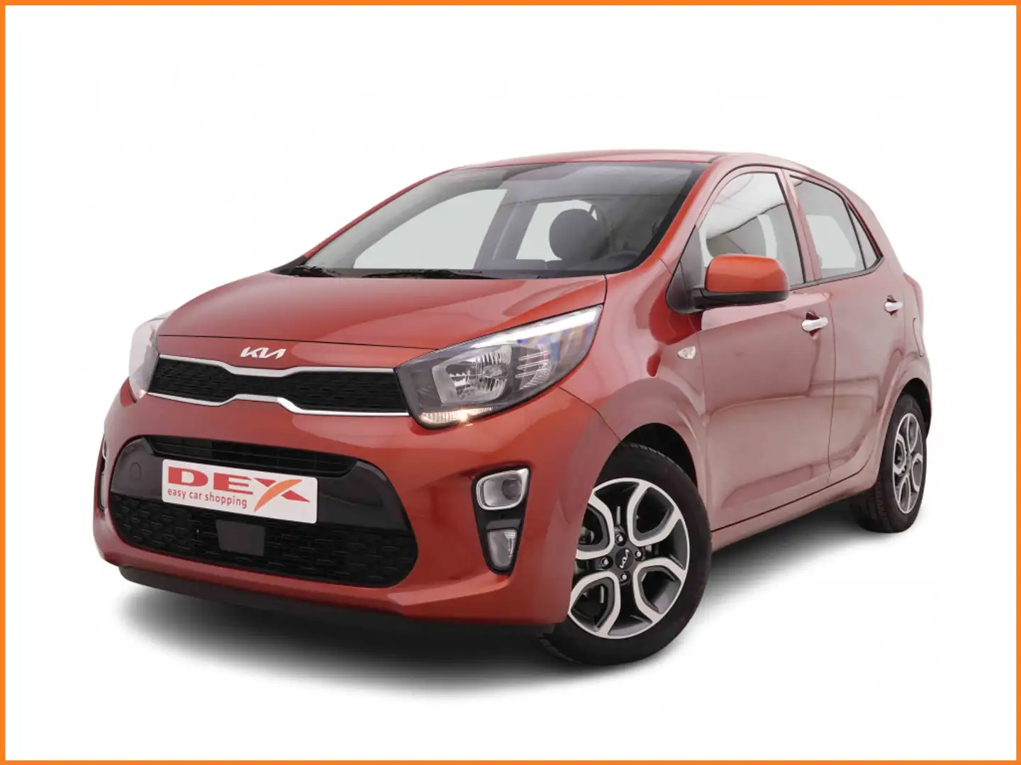 Kia Picanto 1.0i Pulse + GPS + Camera + AutoAirco Oranje - 1
