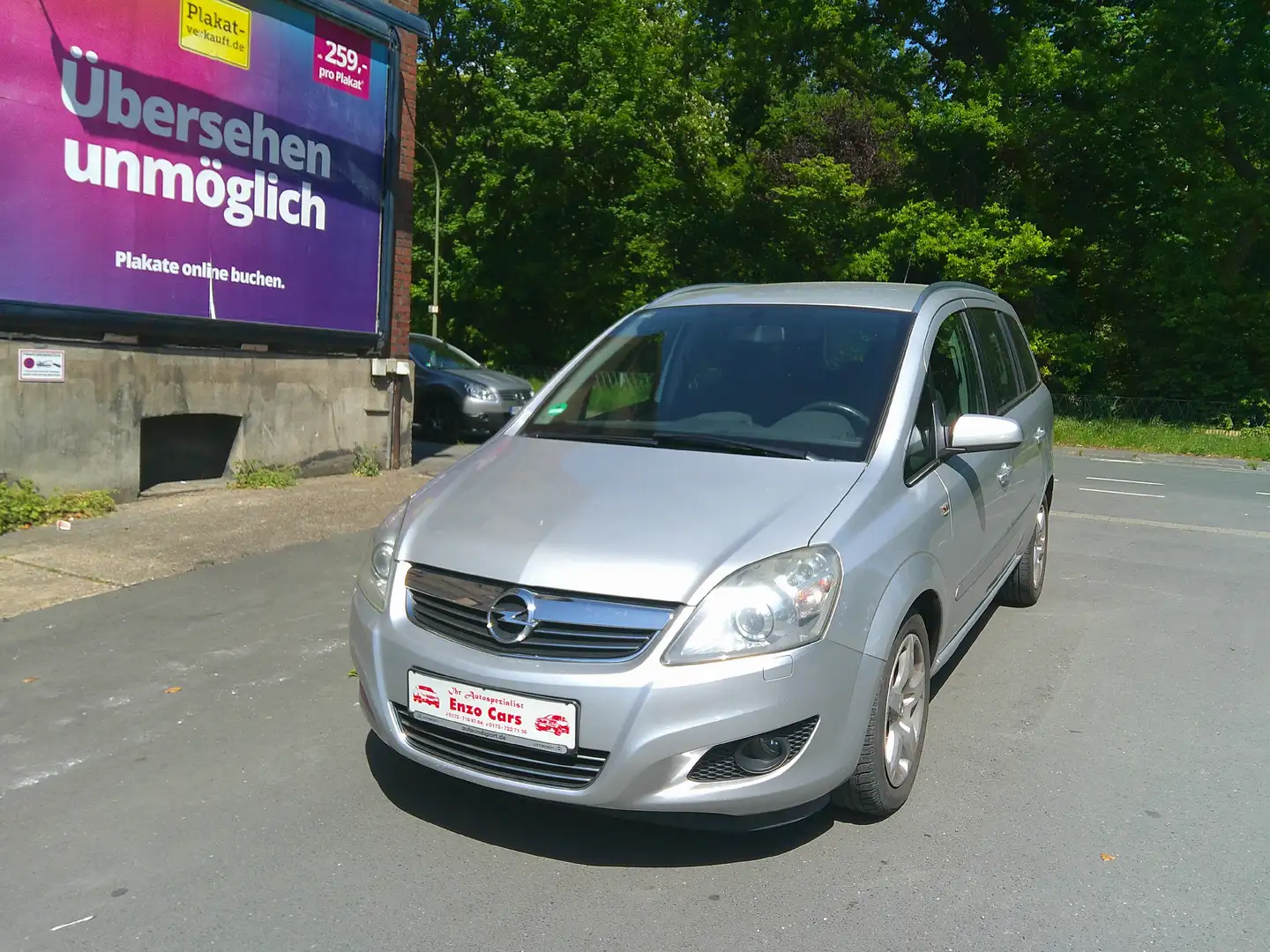 Opel Zafira *2-HAND*EURO4*TÜV 5/2027*7SITZER*8-FACH BEREIFT Zilver - 2