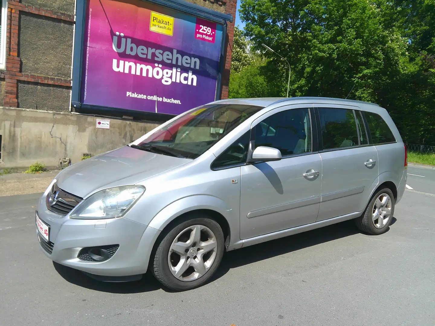 Opel Zafira *2-HAND*EURO4*TÜV 5/2027*7SITZER*8-FACH BEREIFT Zilver - 1