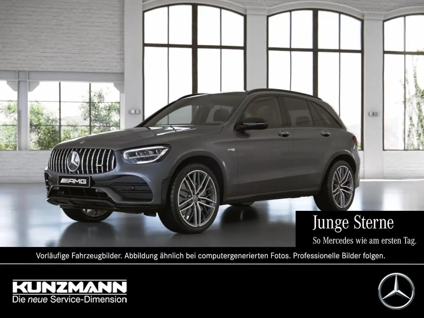 Mercedes-Benz GLC 43 AMG 4M Night Standheizung Panorama AHK Grau - 1