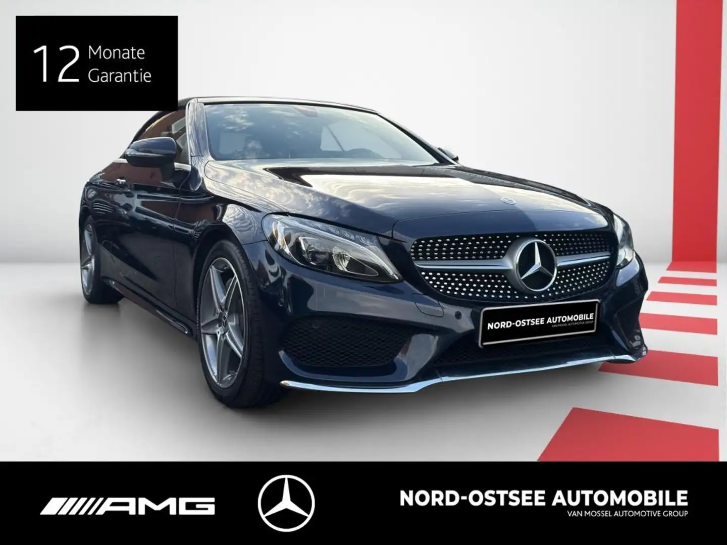 Mercedes-Benz C 180 AMG KLIMA LED MBUX Azul - 2