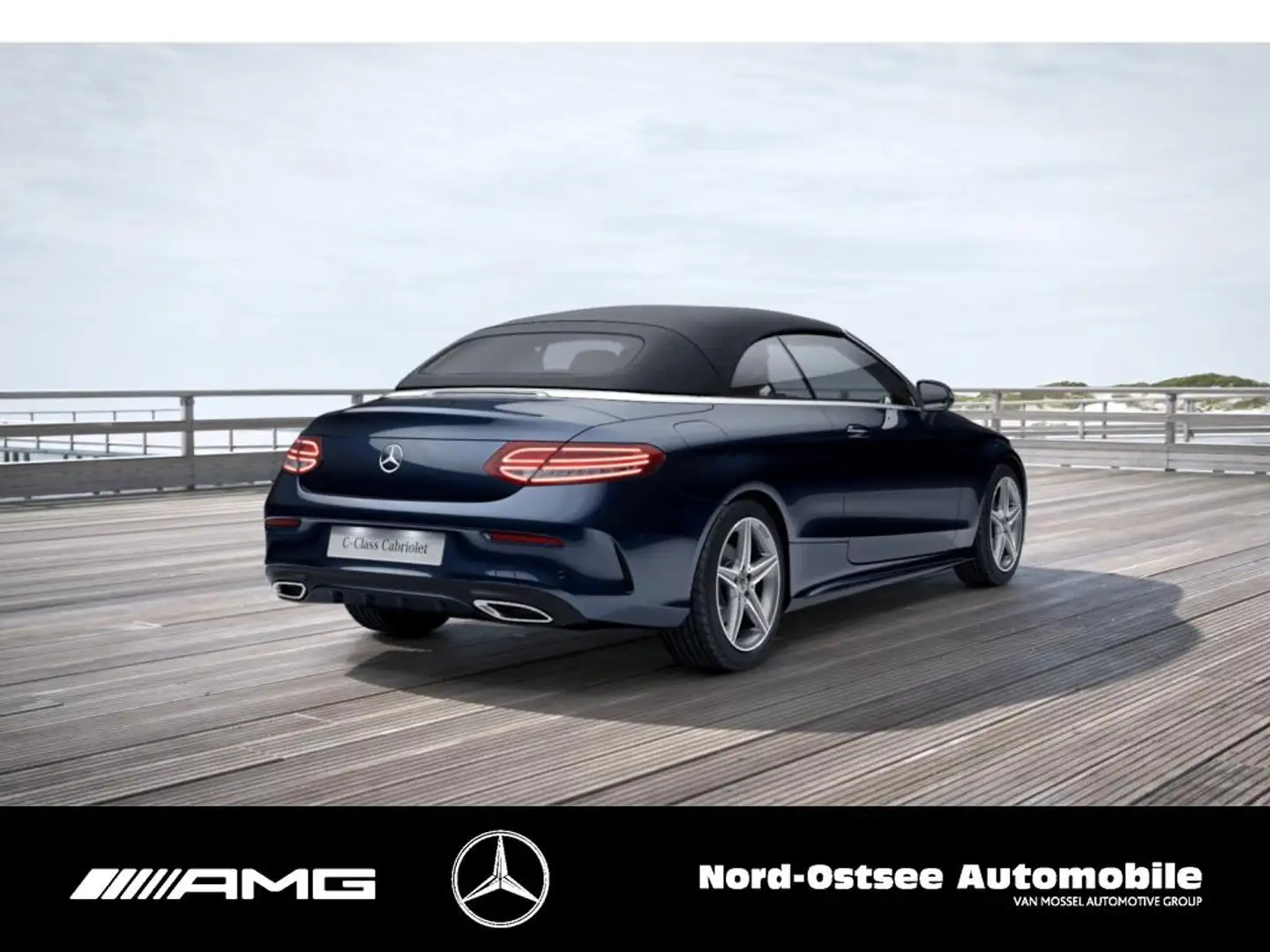 Mercedes-Benz C 180 AMG KLIMA LED MBUX Blau - 2