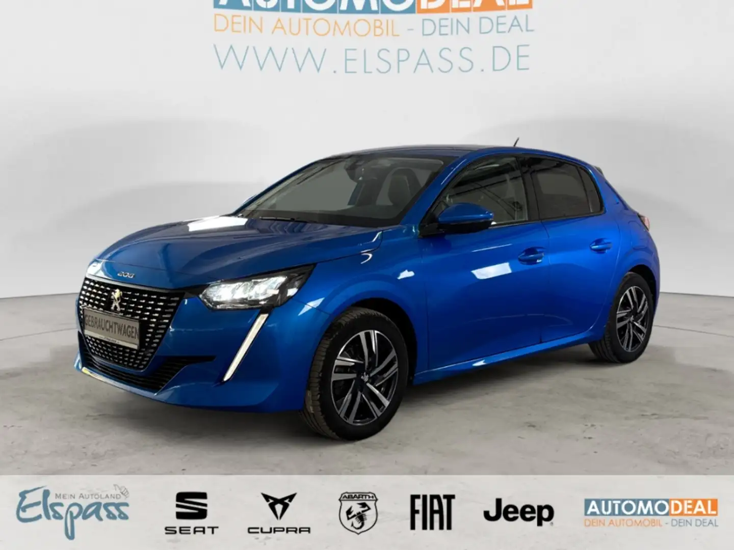 Peugeot 208 Allure NAV LED TEMPOMAT APPLE/ANDROID ALU PDC BLUE Blau - 1