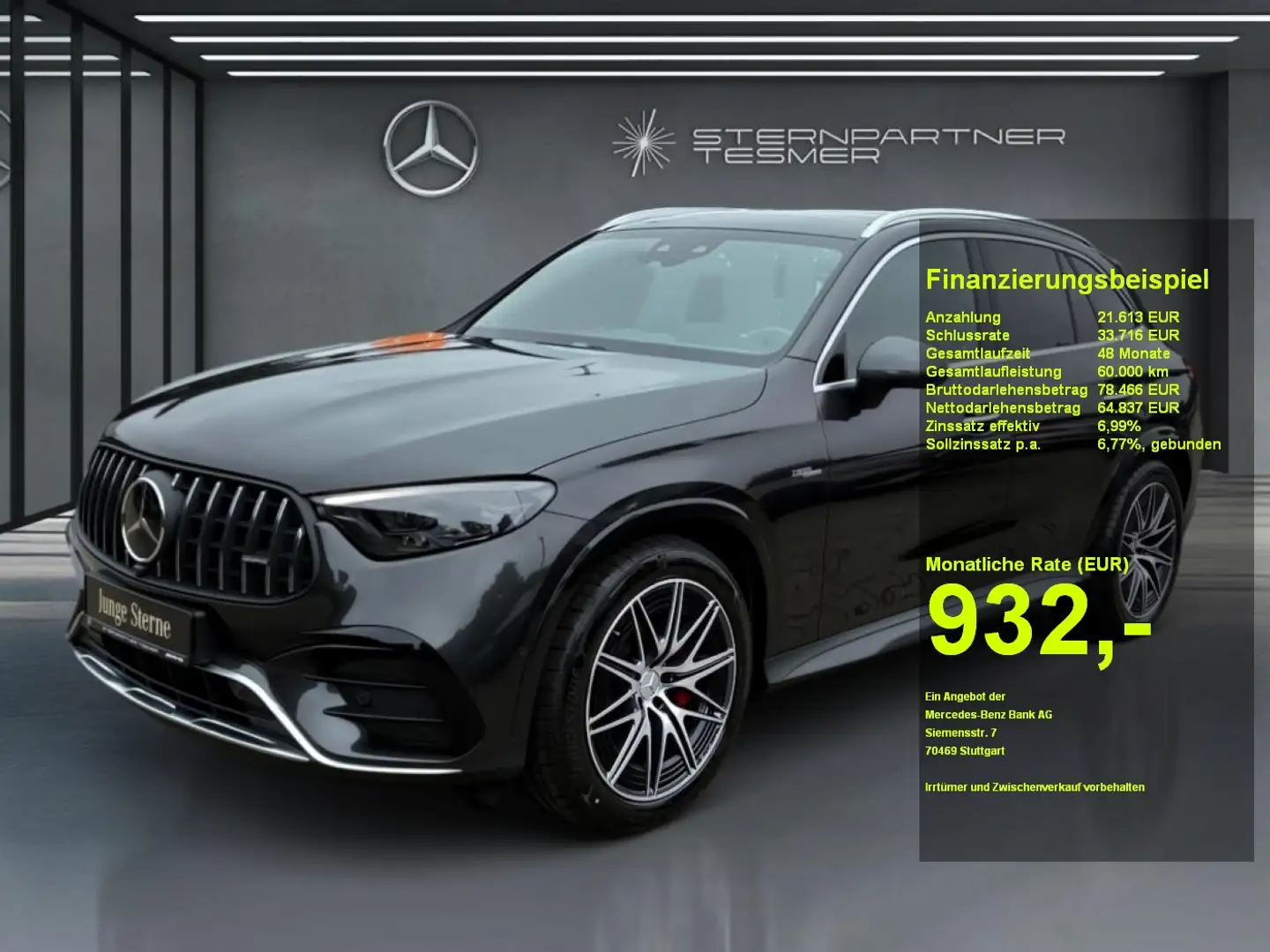 Mercedes-Benz GLC 43 AMG AMG GLC 43 4M Distr Pano 360° HUD AHK Burm.3D Grau - 1