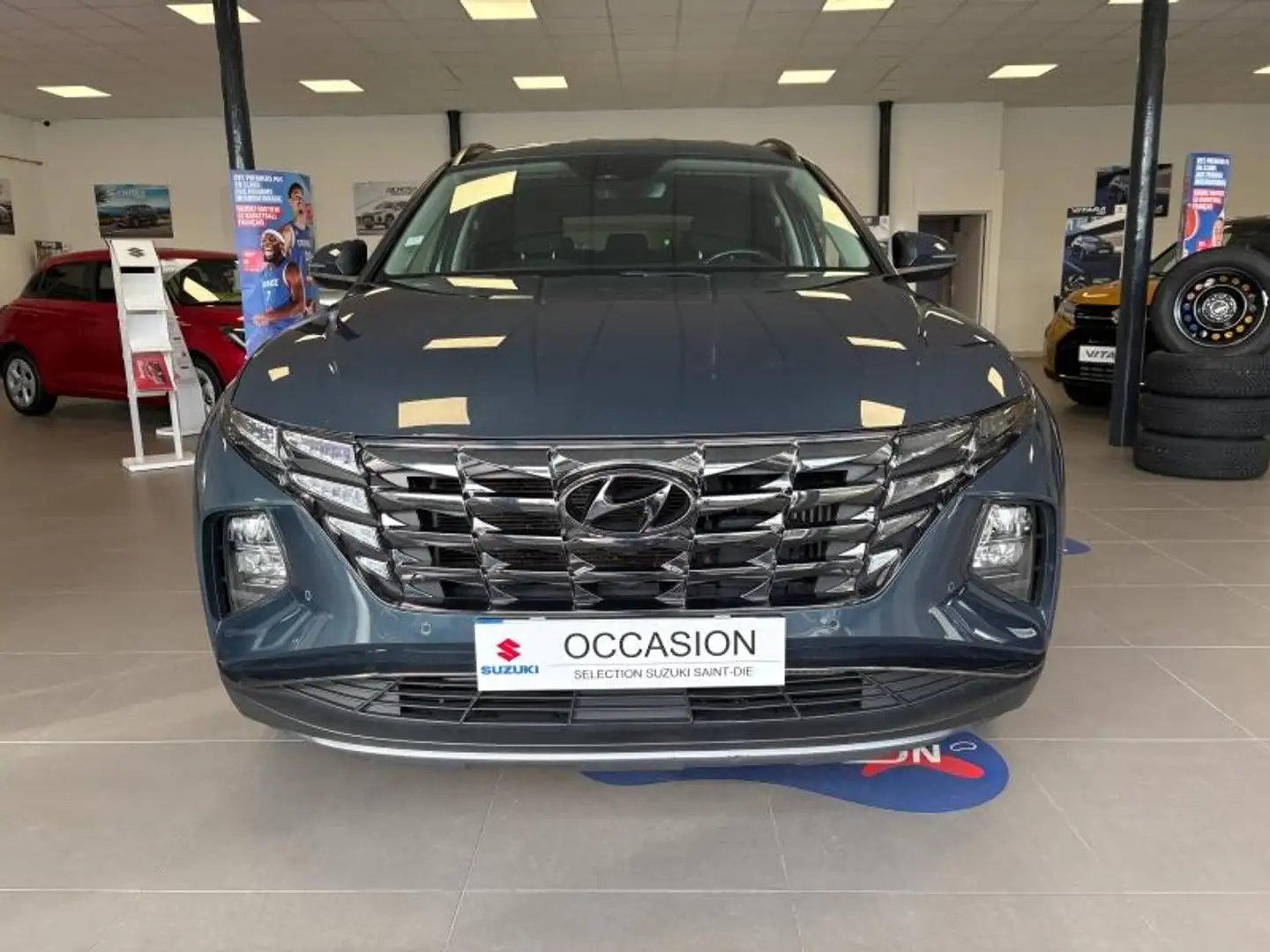 Hyundai TUCSON 1.6 T-GDi 230ch Hybrid Creative BVA6 Bleu - 2