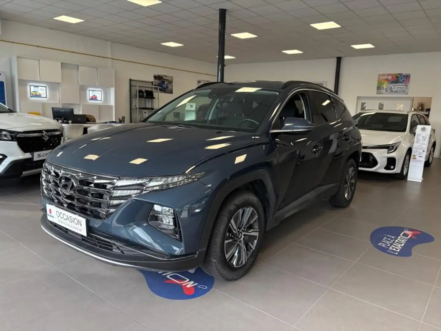 Hyundai TUCSON 1.6 T-GDi 230ch Hybrid Creative BVA6 Bleu - 1