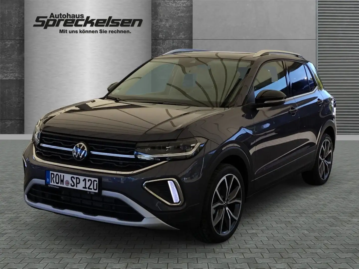 Volkswagen T-Cross 1.0 TSI++Aut.++Navi++Rückfahrkamera++ Klima Navi Grijs - 1