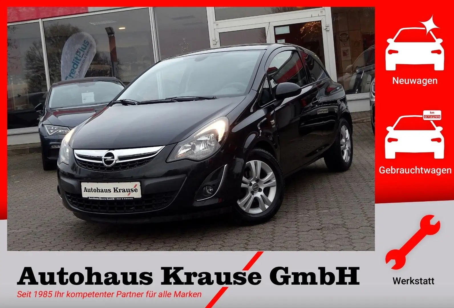 Opel Corsa D 1.4 Energy-LENKRADHZG/PDC/SIHZG/TEMPOMAT Negro - 1