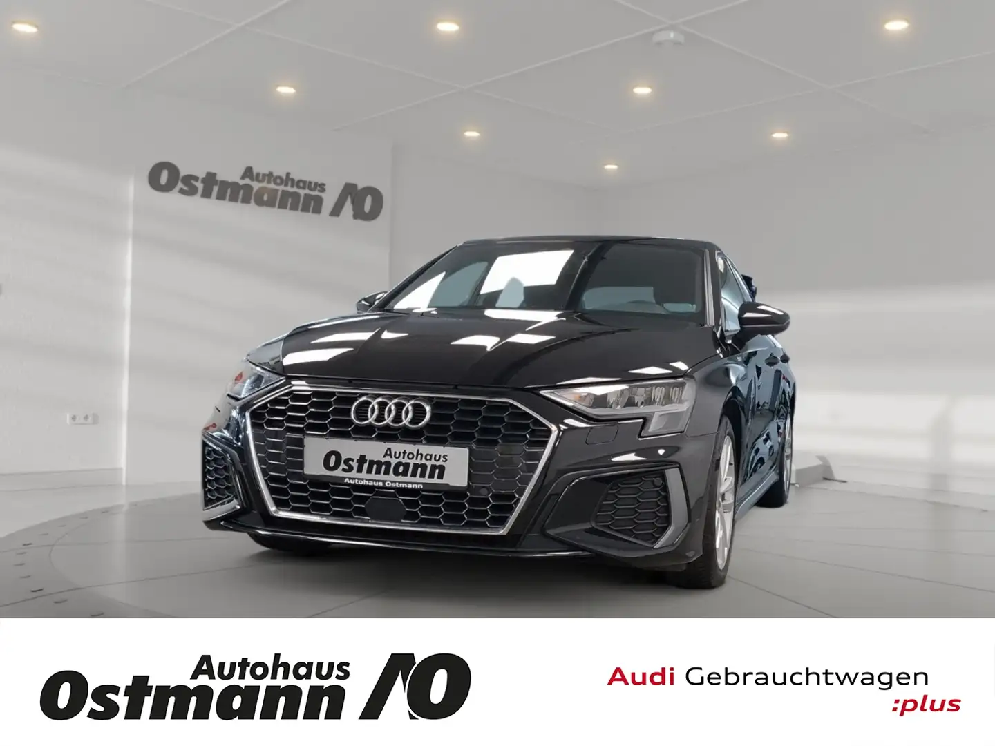 Audi A3 Sportback 35 TDI S-Line ACC el.Heck KeyLess SHZ Zwart - 1
