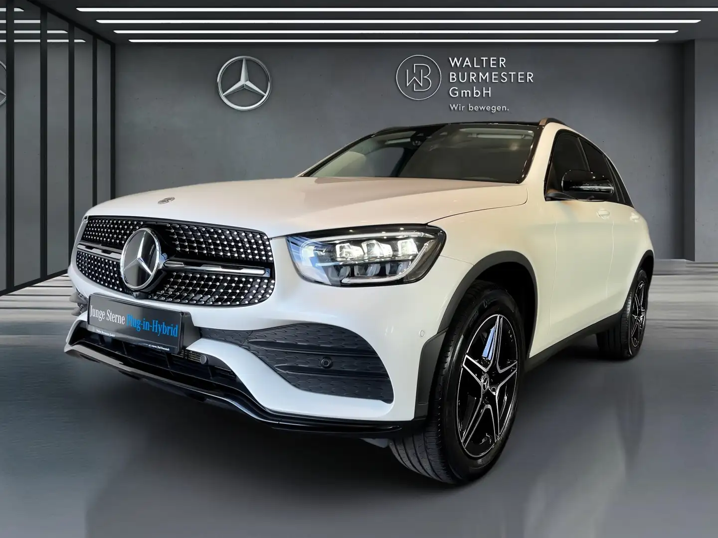 Mercedes-Benz GLC 300 e +AMG+MBUX+Memory+Night+PANO+KAMERA+AHK Blanc - 1